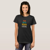 Man Myth Author Legend Book Writer Author T-shirt (Voorkant volledig)