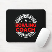 Man Myth Bowling Coach Legend Funny Bowling Coach  Muismat (Met muis)