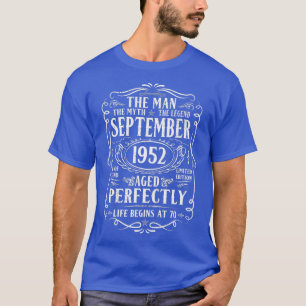 Man Myth Legend 70th Birthday 70 Y T-shirt