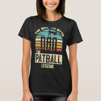 Man Myth Legend Pa patball Amazing Player T-shirt