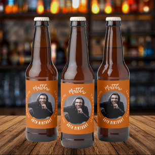 Man mythe legende foto verbrand sinaasappel verjaa bier etiket