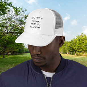 Man mythe legende naam leuk trucker pet