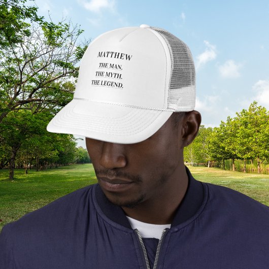 Man mythe legende naam plezier trucker pet