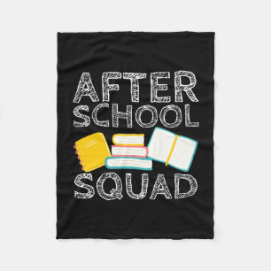 Man na school squad coole leraar schoolmedewerker fleece deken