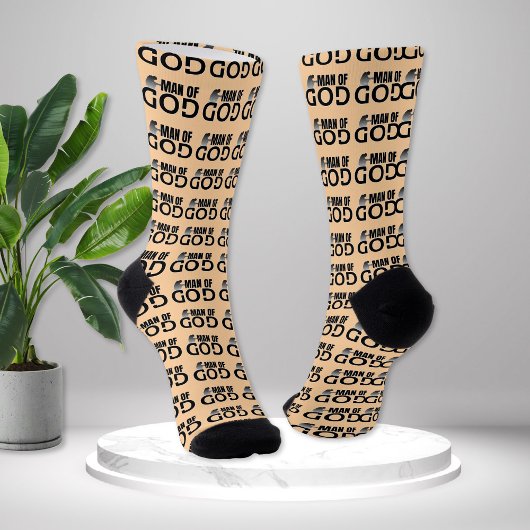 Man of God Novelty Socks Sokken
