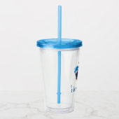 Man of Steel in Flight Acryl Drinkbeker (Rechts)