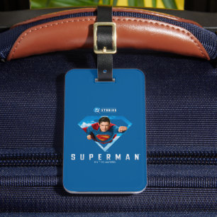 Man of Steel in Flight Bagagelabel