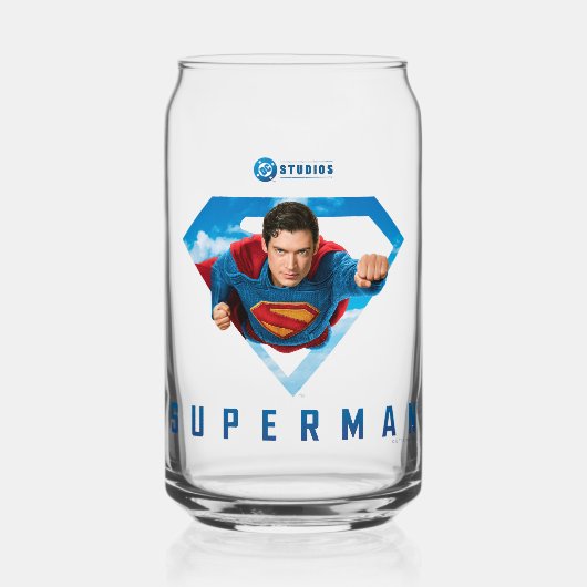 Man of Steel in Flight Blikvorm Glas (Voorkant)