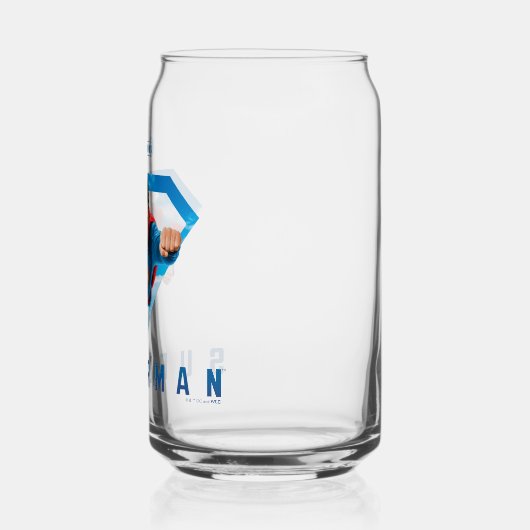 Man of Steel in Flight Blikvorm Glas (Links)