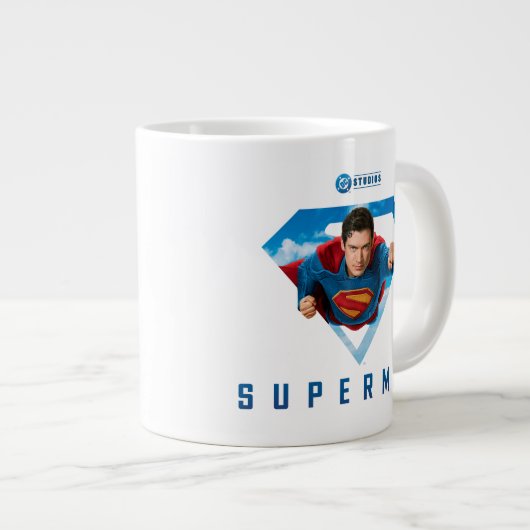 Man of Steel in Flight Extra Grote Beker (Voorkant rechts)