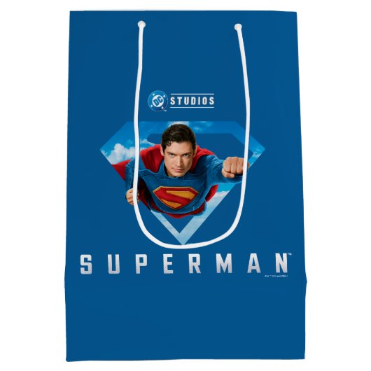 Man of Steel in Flight Medium Cadeauzakje (Achterkant)
