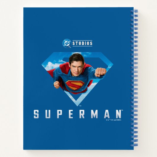 Man of Steel in Flight Notitieboek (Achterkant)