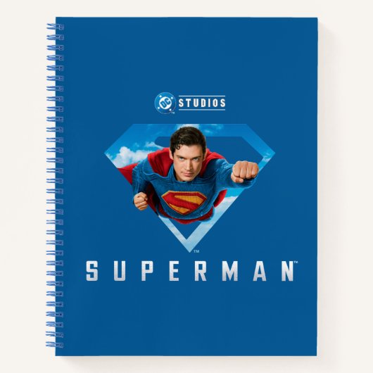 Man of Steel in Flight Notitieboek (Voorkant)