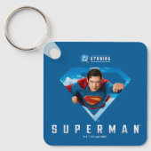Man of Steel in Flight Sleutelhanger (Voorkant)