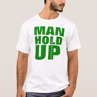 Man omhoog t-shirt