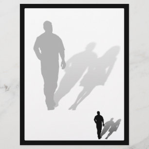 Man Ontbrekende vrouw Silhouette