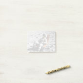 Man op de maan post-it® notes (Op bureau)