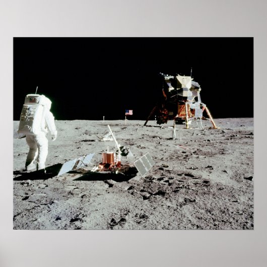 Man op de maan poster (Voorkant)