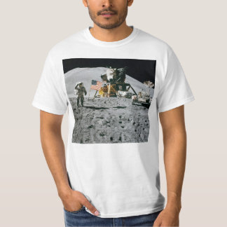 Man op de maan t-shirt