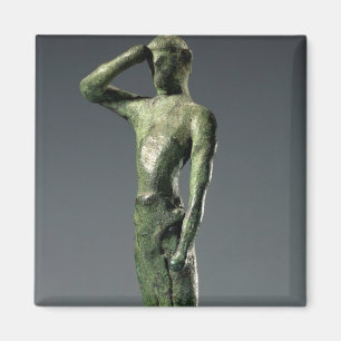 Man op gebed, Archaic Greek bronze sculptuur Magneet