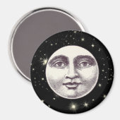 man op volle maan magneet (Voorkant / Achterkant)