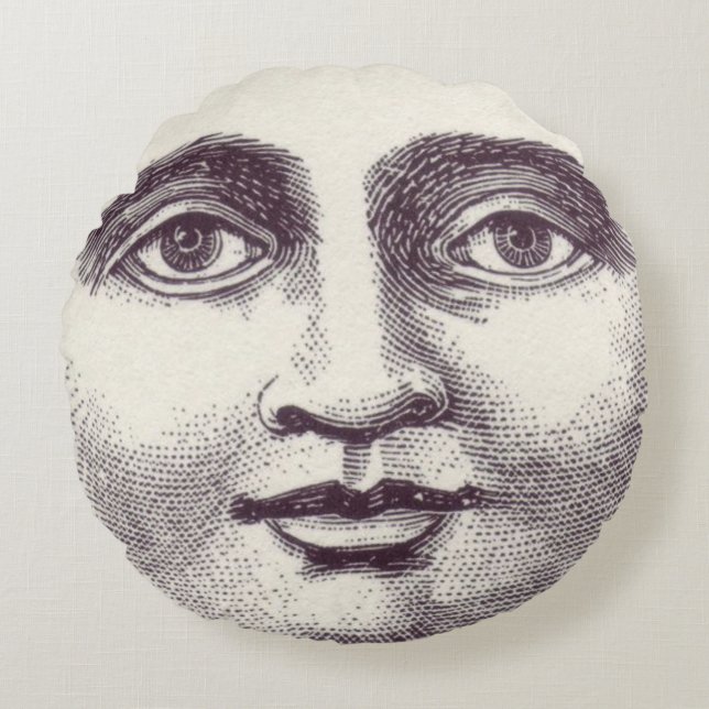  man op volle maan rond kussen (Voorkant)