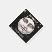  man op volle maan servet (Hoek)