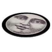 man op volle maan snijplank (Hoek)