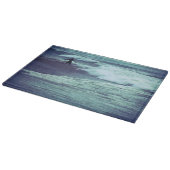 Man op Zee Waves Snijplank (Hoek)