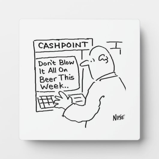 Man opnemen van contant geld bij een geldmachine.  fotoplaat (Voorkant)