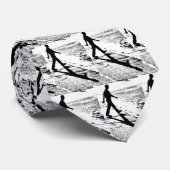 Man over de weg stropdas (Opgerold)