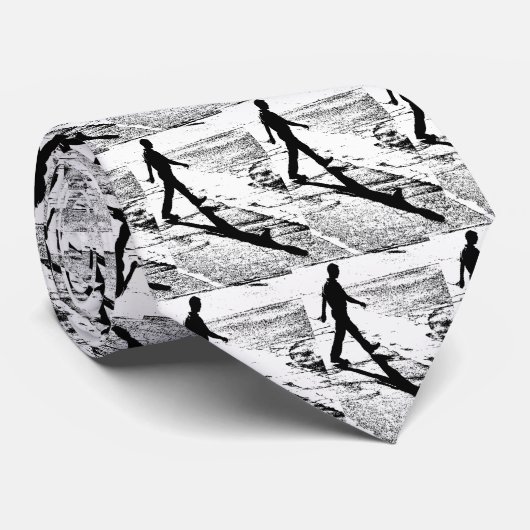 Man over de weg stropdas (Opgerold)