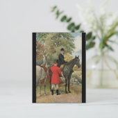  Man Paarden Paardensport Briefkaart (Staand voorkant)