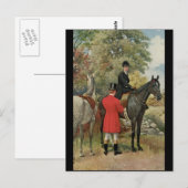  Man Paarden Paardensport Briefkaart (Voorkant / Achterkant)