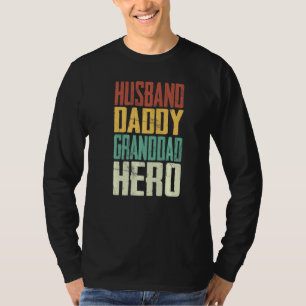 Man Papa Opa Held Stolz Opa Vaderdag Mannen T-shirt