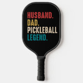 Man Papa Pickleball Legend Sport Accessoires Pickleball Paddle (Achterkant)