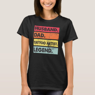 Man Papa Tattoo Artiest Tat Machine Tattooist T-shirt