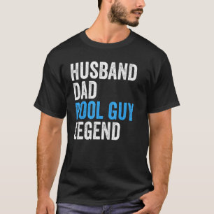Man Papa Zwembad Guy Legend Funny Mannen T-shirt