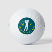 Man Playing Golf for him Golfballen (Voorkant)