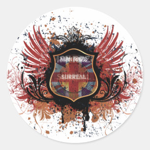 Man Raze Crest Sticker