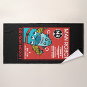 Man Robot Het perfecte Man Badhanddoek (Badhanddoek)