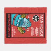 Man Robot Het perfecte Man Fleece Deken (Voorkant (Horizontaal))