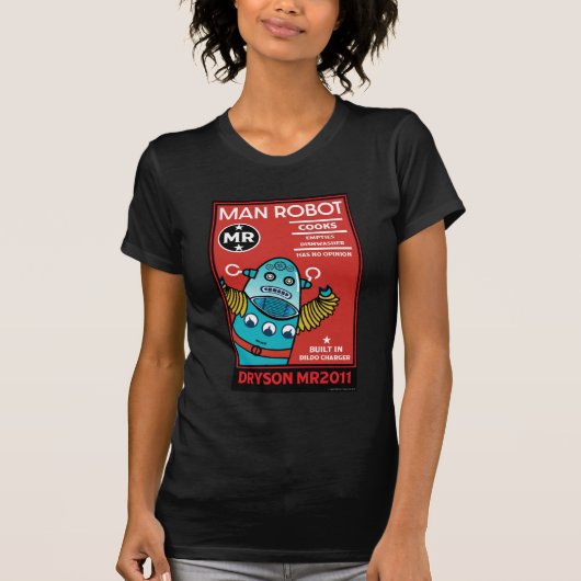 Man Robot Het perfecte Man T-shirt (Voorkant)