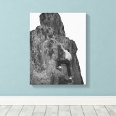 Man rock canvas afdruk (Insitu (Houten vloer))
