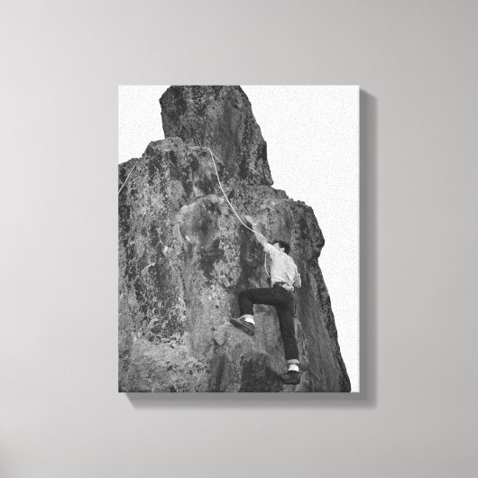 Man rock canvas afdruk (Voorkant)