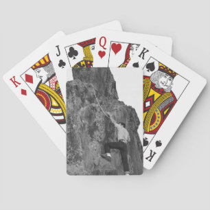 Man rock pokerkaarten