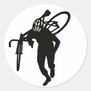 Man Ronde Sticker