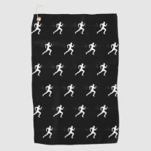 Man Runners Silhouette HeartBeat Line Zwart
