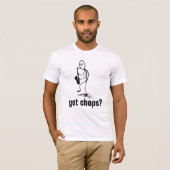 Man Saxophone Player van Stick Figuur  heeft Chops T-shirt (Voorkant volledig)