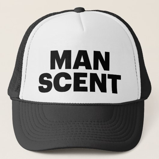 MAN SCENT: leuke slogan trucker die Pet (Voorkant)